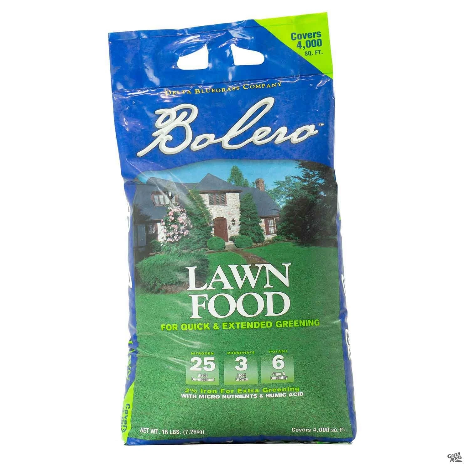 Delta Bluegrass Company Bolero™ Lawn Food 25-3-6 1 Delta Bluegrass Company Bolero™ Lawn Food 25-3-6