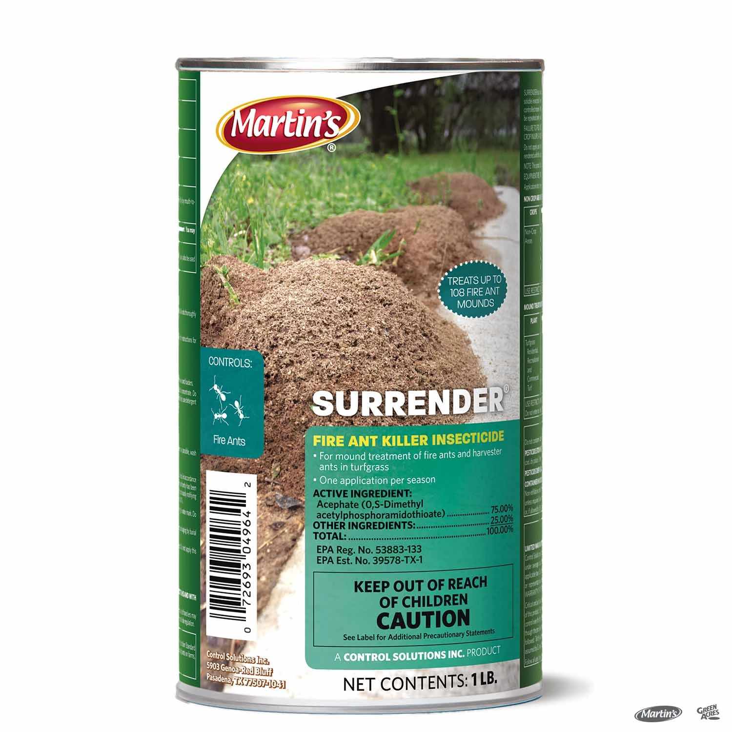 Martin's Surrender® Fire Ant Killer 1 Martin's Surrender® Fire Ant Killer