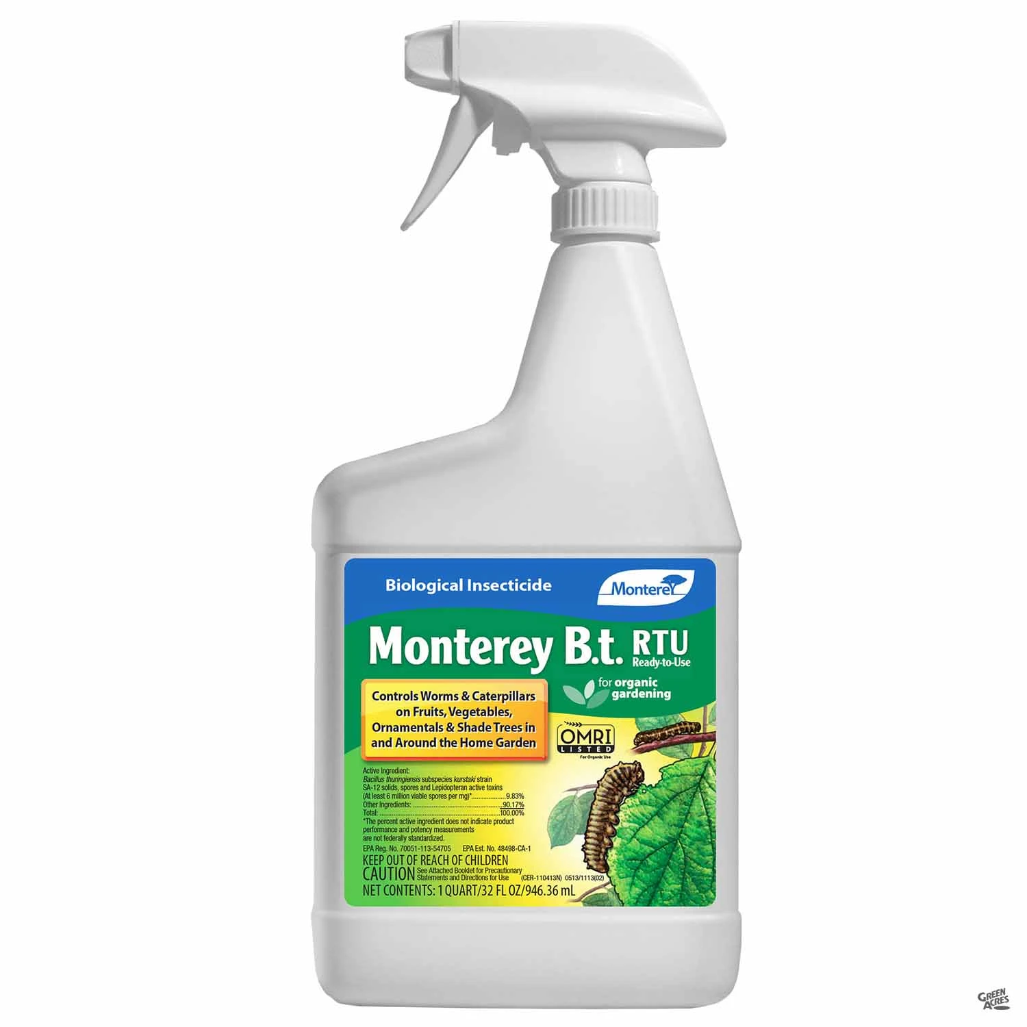 Monterey B.t. Worm Killer RTU 1 Monterey B.t. Worm Killer RTU