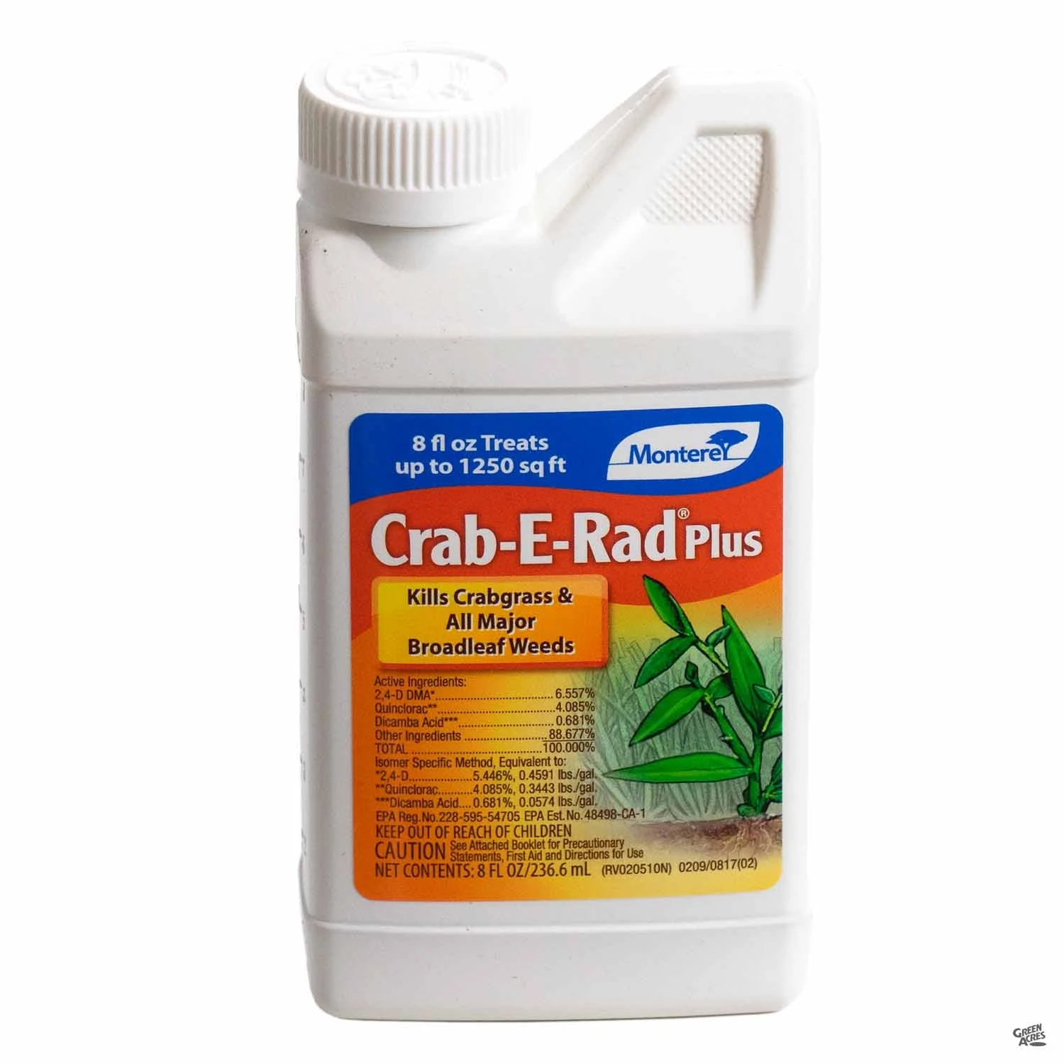 Monterey Crab-E-Rad® Plus 8 Oz Concentrate 1 Monterey Crab-E-Rad® Plus 8 Oz Concentrate