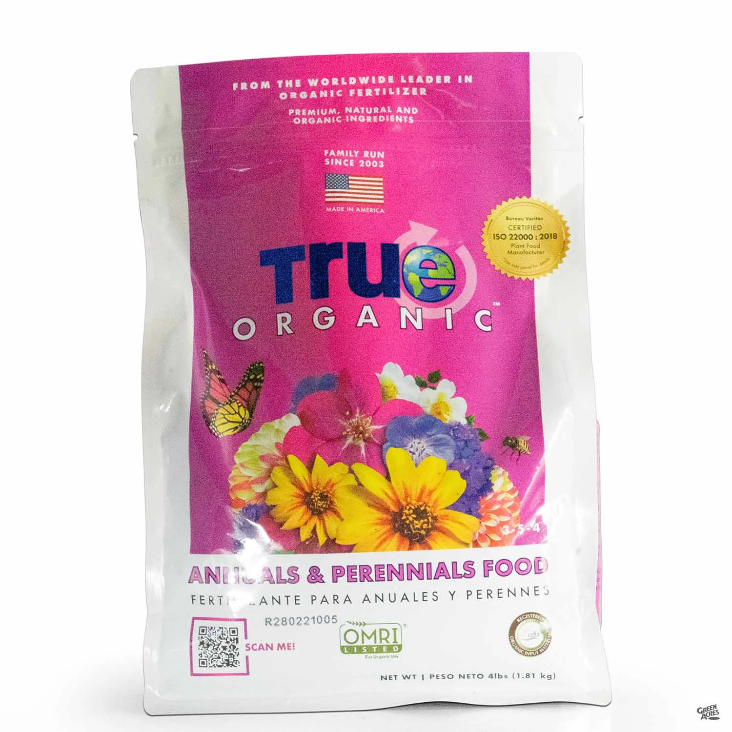 True Organic™ Annuals & Perennials Food 1 True Organic™ Annuals & Perennials Food
